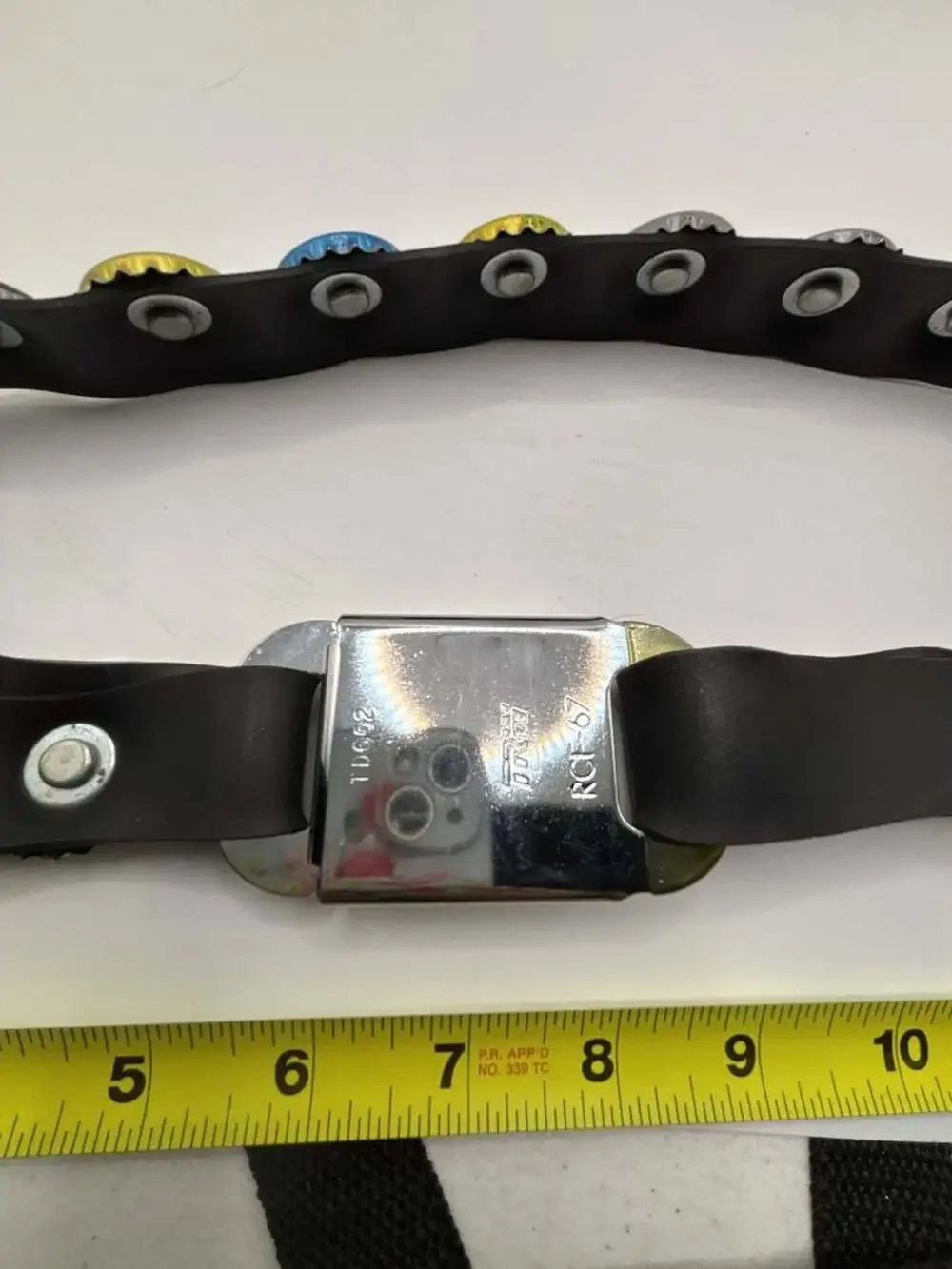Little Earth Recycled Soda Bottle Cap Seatbelt Buckle Belt